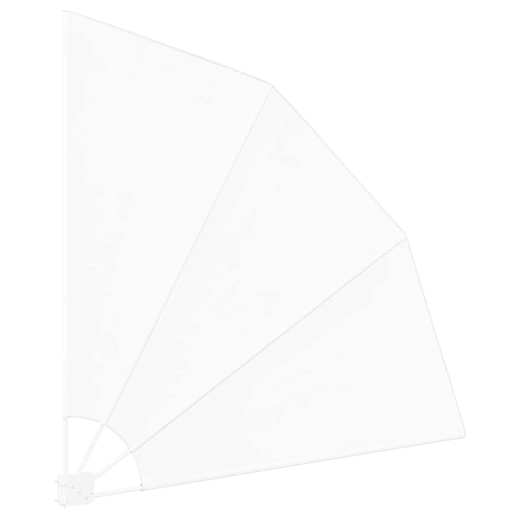 vidaXL Ekran Prywatności Balkonowej 140 x 140 cm Poliester Biały