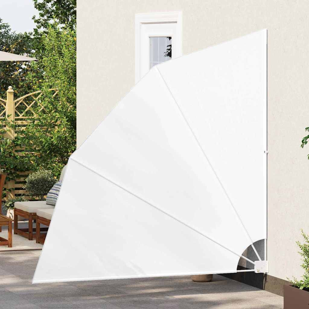 vidaXL Ekran Prywatności Balkonowej 210 x 210 cm Poliester Biały