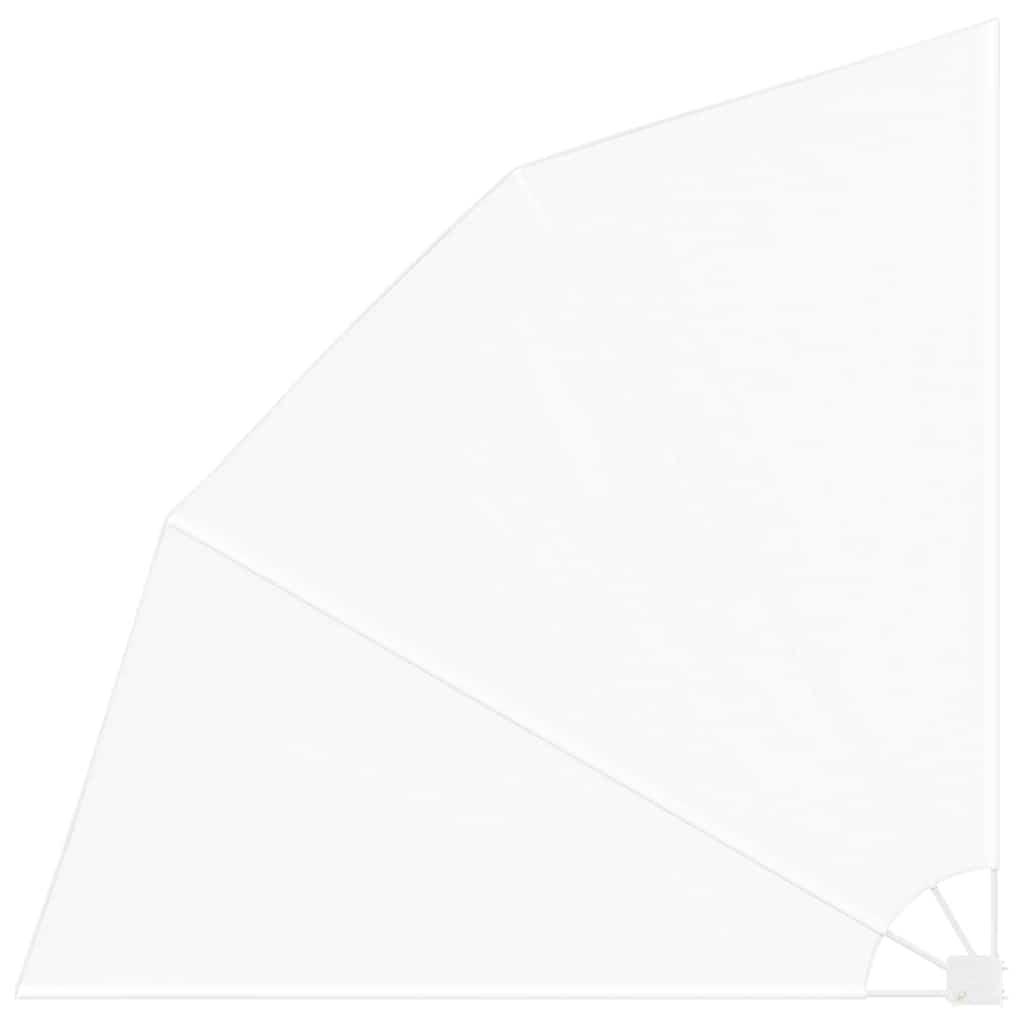 vidaXL Ekran Prywatności Balkonowej 210 x 210 cm Poliester Biały