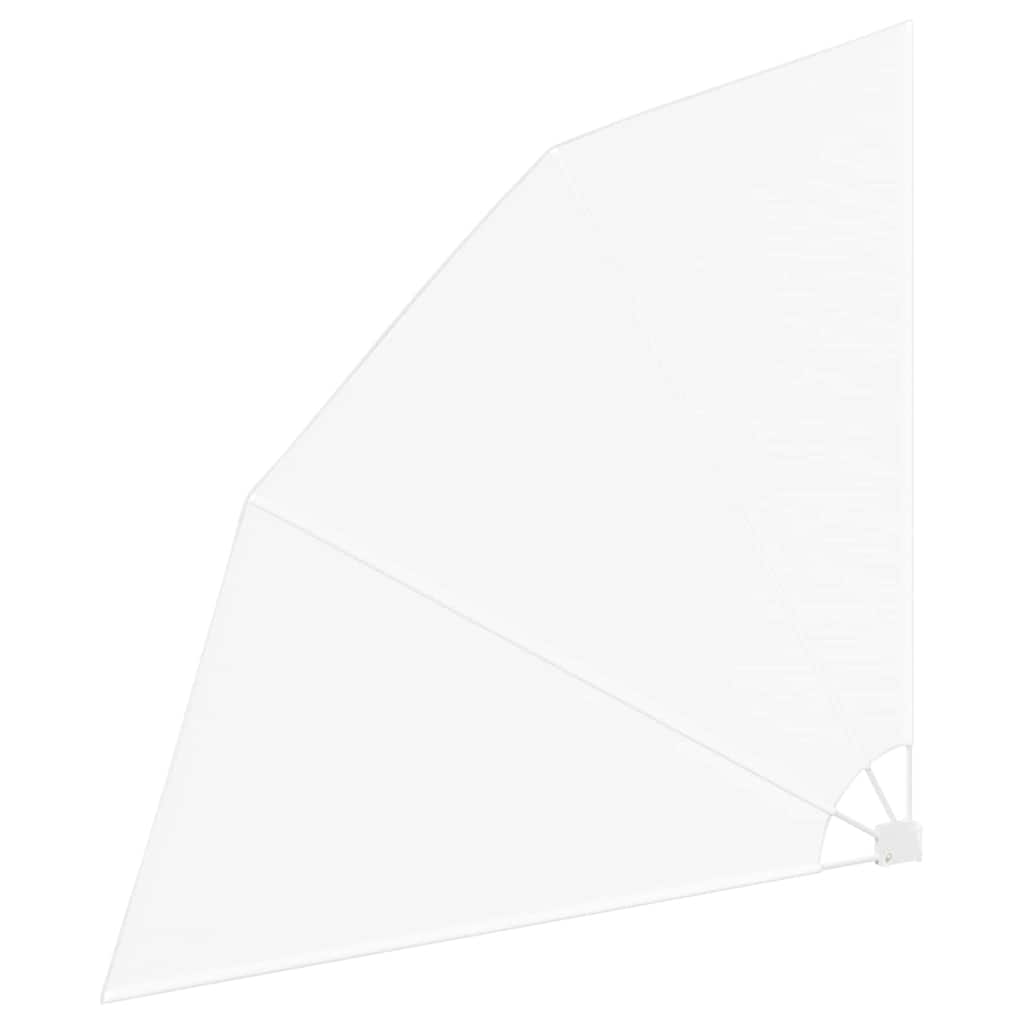 vidaXL Ekran Prywatności Balkonowej 210 x 210 cm Poliester Biały