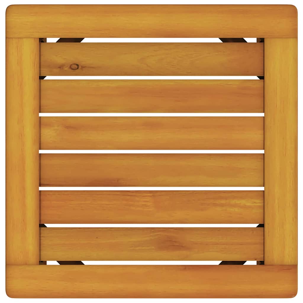 vidaXL Leżak 3 pcs Brązowy Lite Drewno Akacji