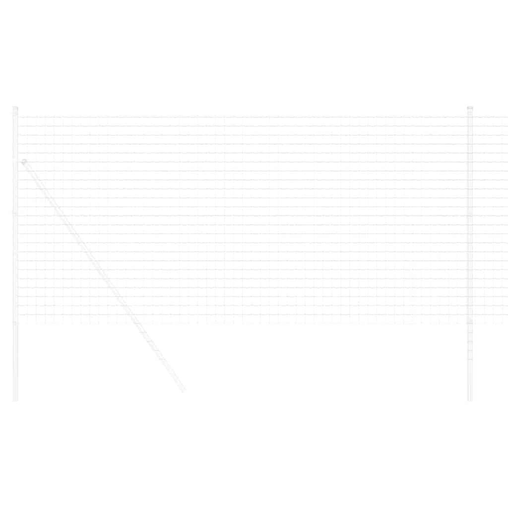 vidaXL Ogrodzenie Euro 1,2 x 10 m Żelazo pokryte PVC