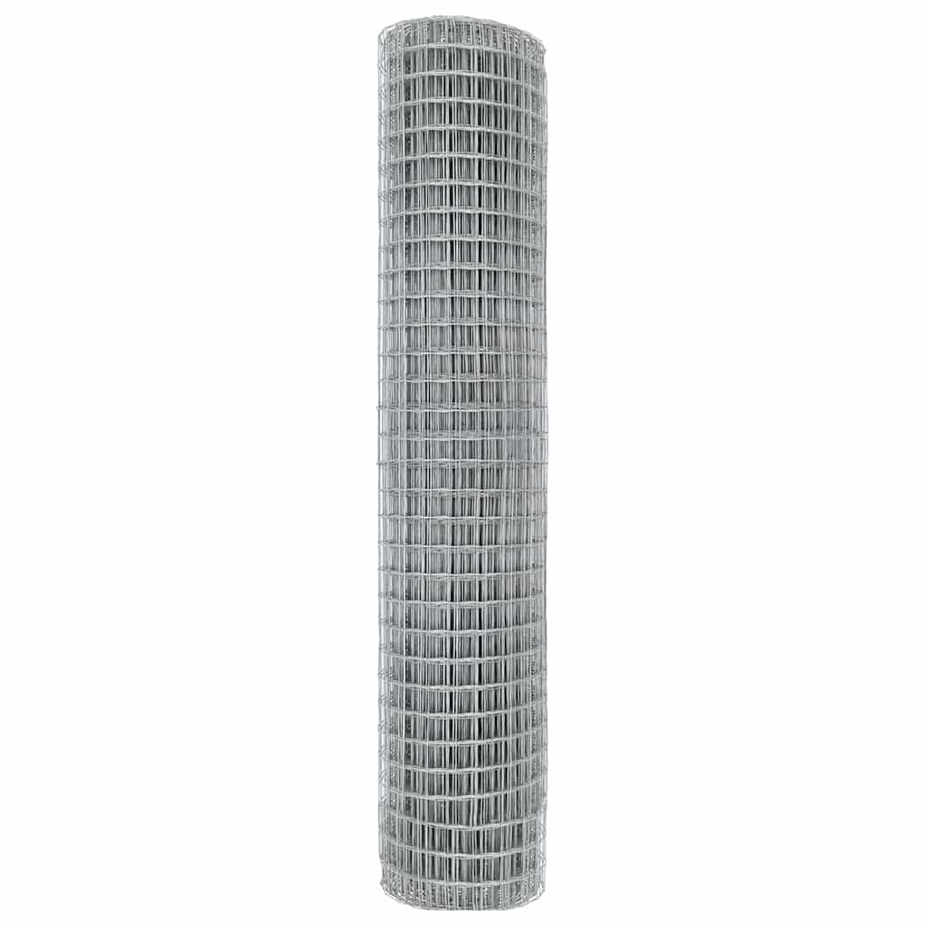 vidaXL Ogrodzenie Euro 1,5 x 10 m Żelazo pokryte PVC