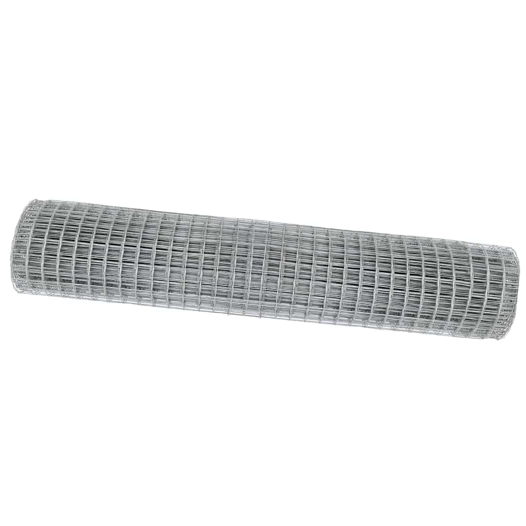 vidaXL Ogrodzenie Euro 1,6 x 10 m Żelazo pokryte PVC