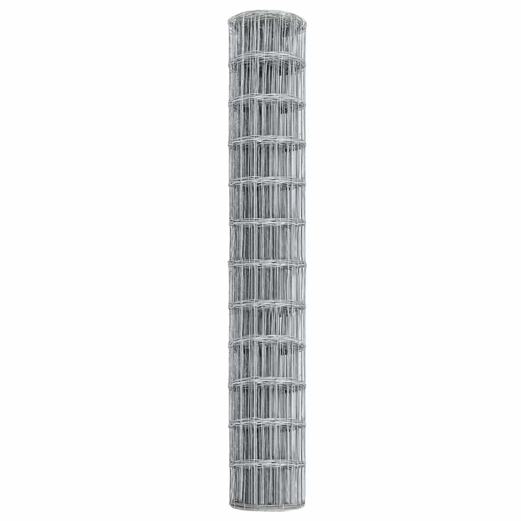 vidaXL Ogrodzenie Euro 1,2 x 10 m Żelazo pokryte PVC