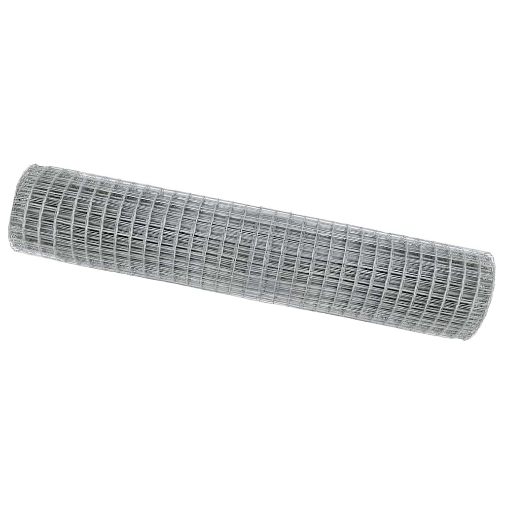 vidaXL Ogrodzenie Euro 1,2 x 25 m Żelazo pokryte PVC