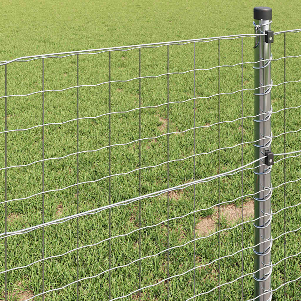 vidaXL Ogrodzenie Euro 0,4 x 50 m Żelazo pokryte PVC