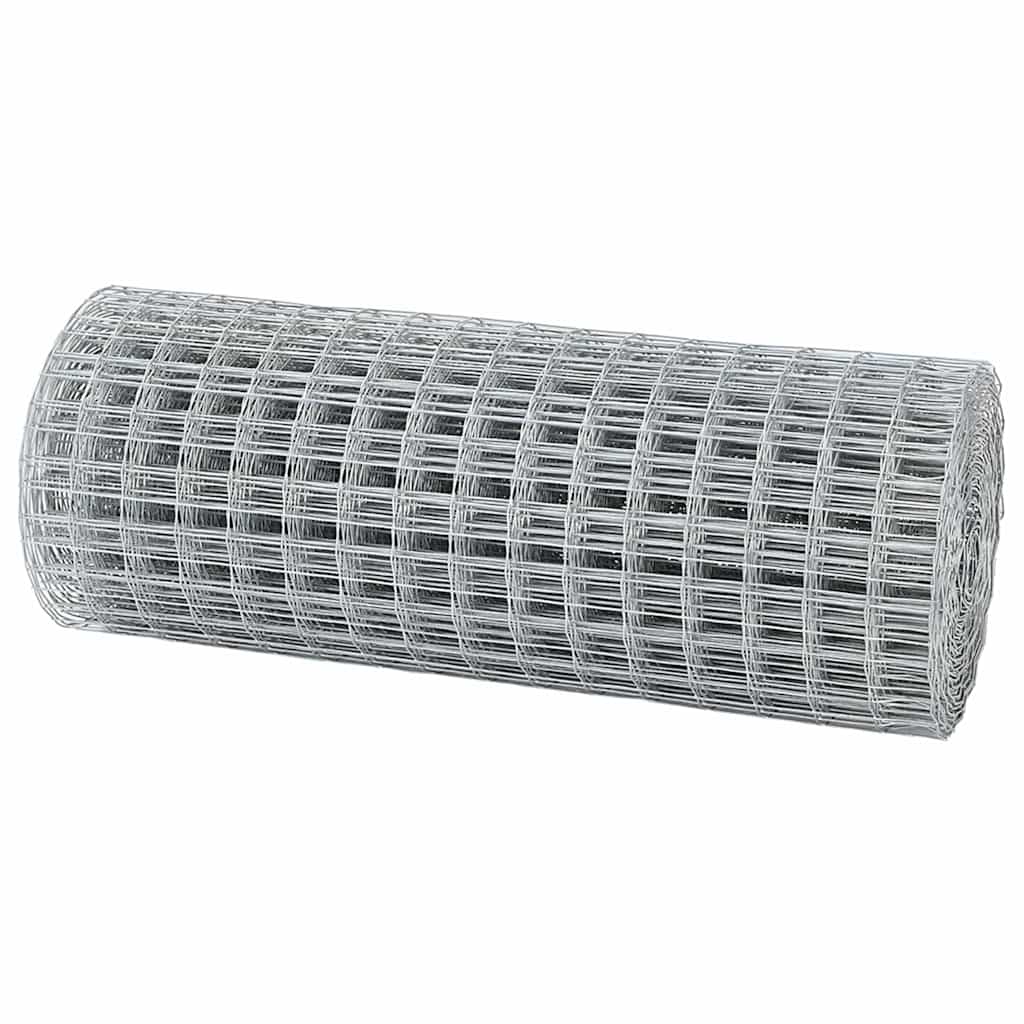 vidaXL Ogrodzenie Euro 0,4 x 50 m Żelazo pokryte PVC