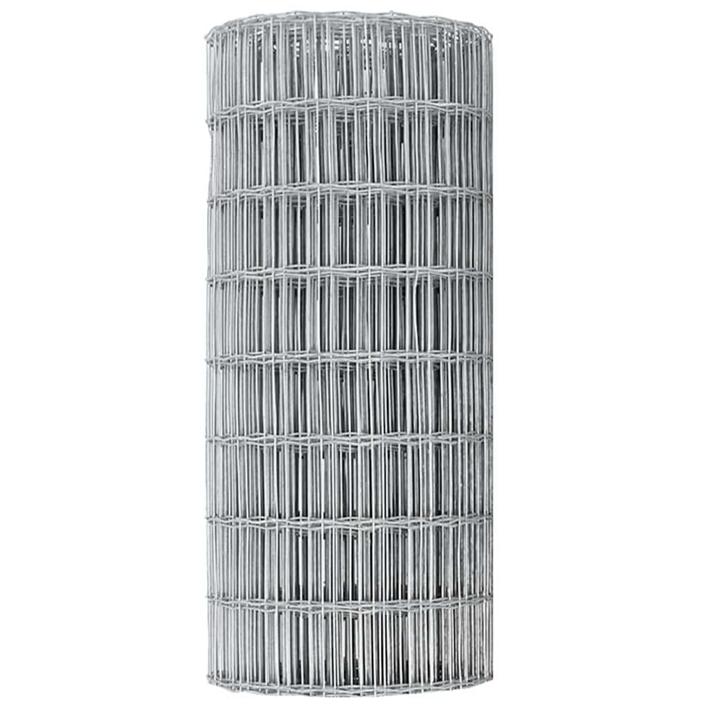 vidaXL Ogrodzenie Euro 0,4 x 50 m Żelazo pokryte PVC