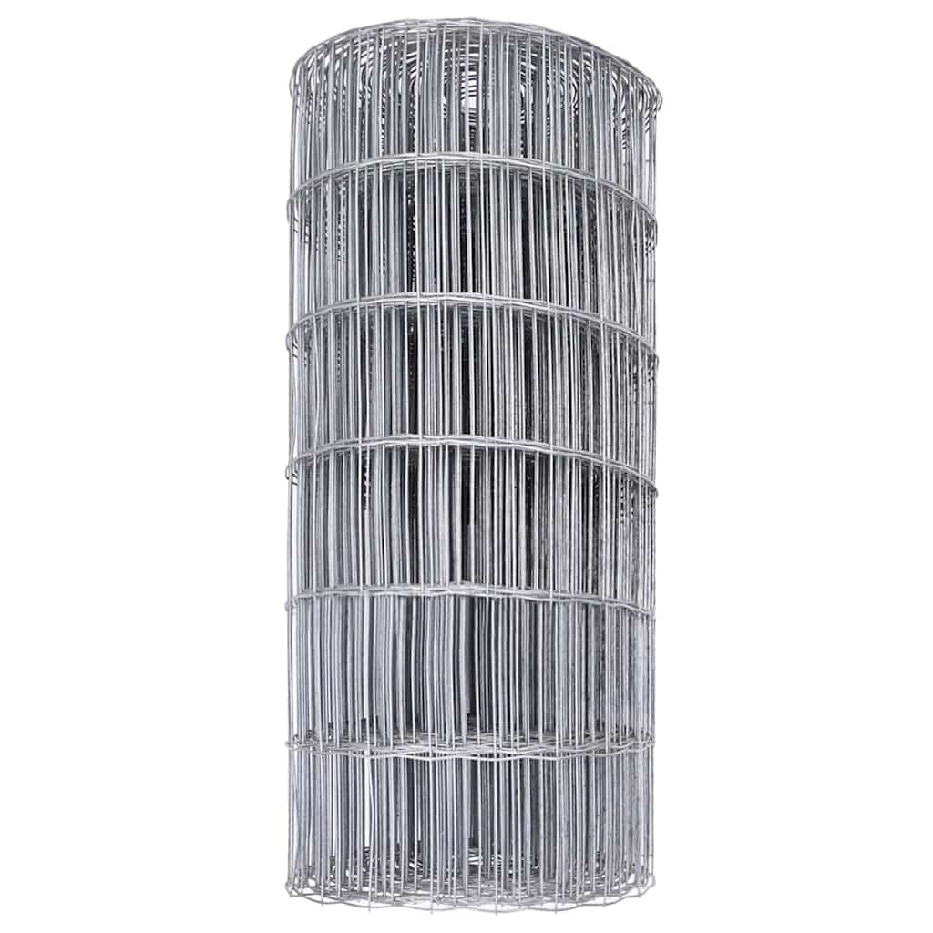 vidaXL Ogrodzenie Euro 0,4 x 50 m Żelazo pokryte PVC