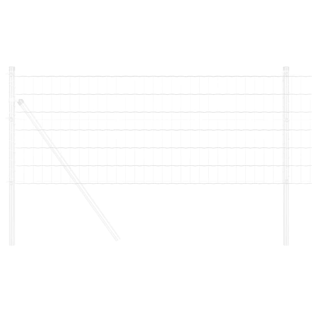 vidaXL Ogrodzenie Euro 0,4 x 50 m Żelazo pokryte PVC