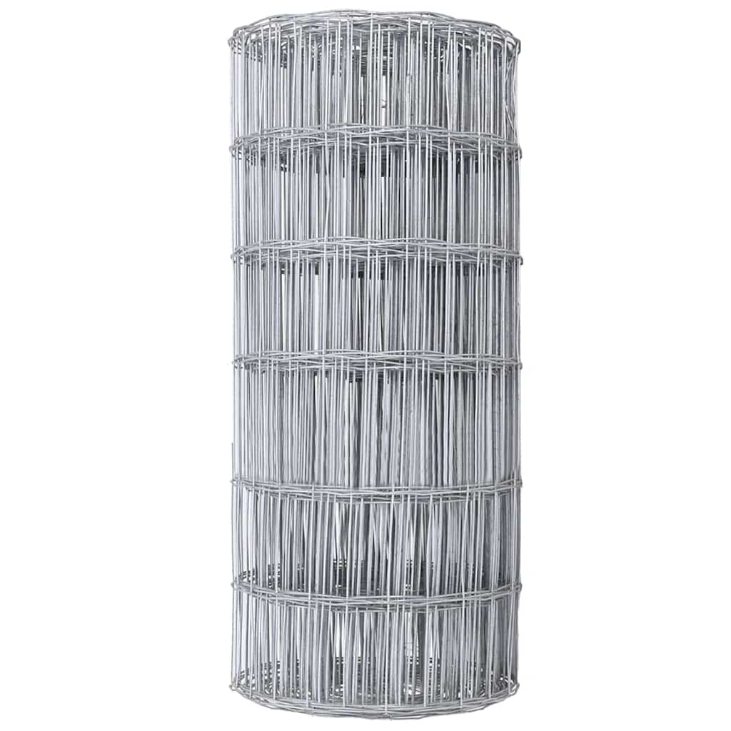 vidaXL Ogrodzenie Euro 0,6 x 50 m Żelazo pokryte PVC