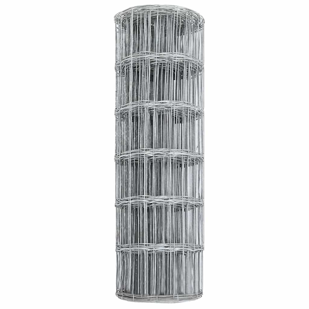 vidaXL Ogrodzenie Euro 0,6 x 50 m Żelazo pokryte PVC