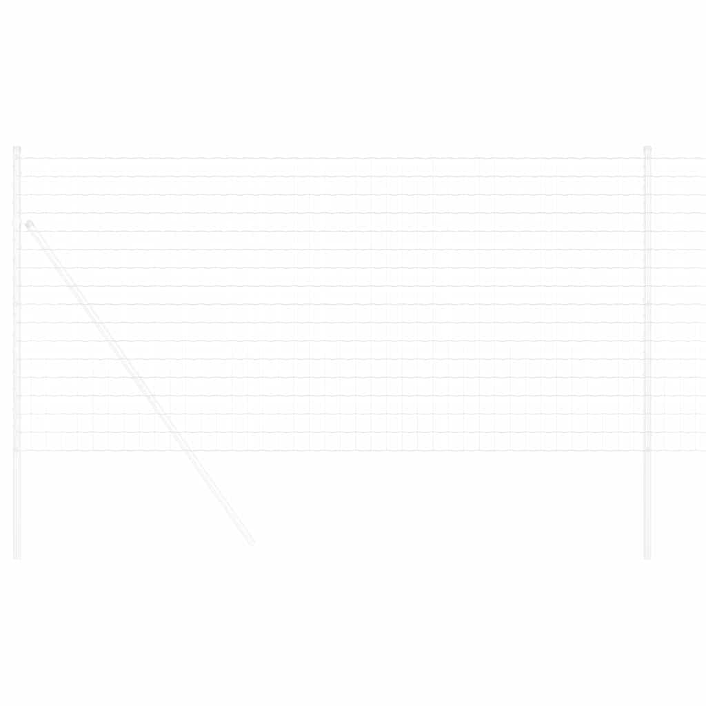 vidaXL Ogrodzenie Euro 1,2 x 25 m Żelazo pokryte PVC