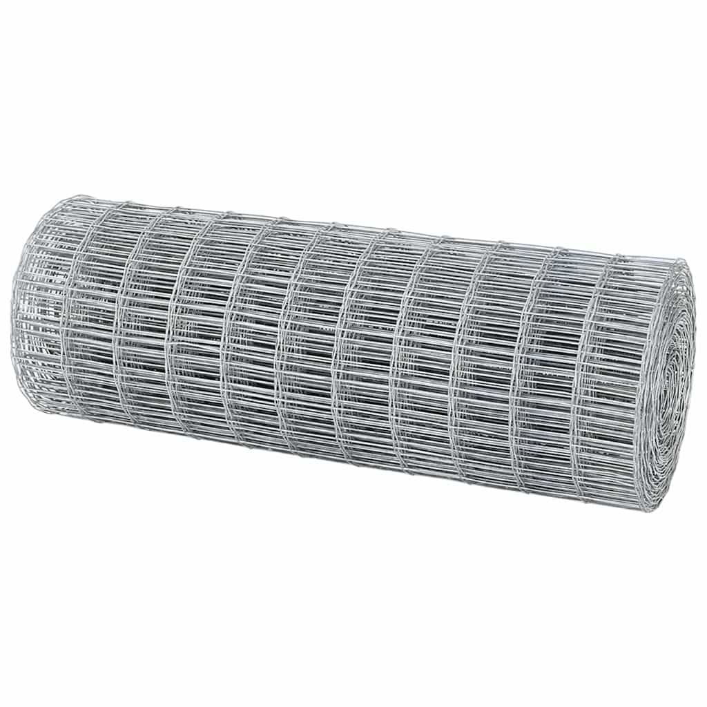 vidaXL Ogrodzenie Euro 0,4 x 50 m Żelazo pokryte PVC