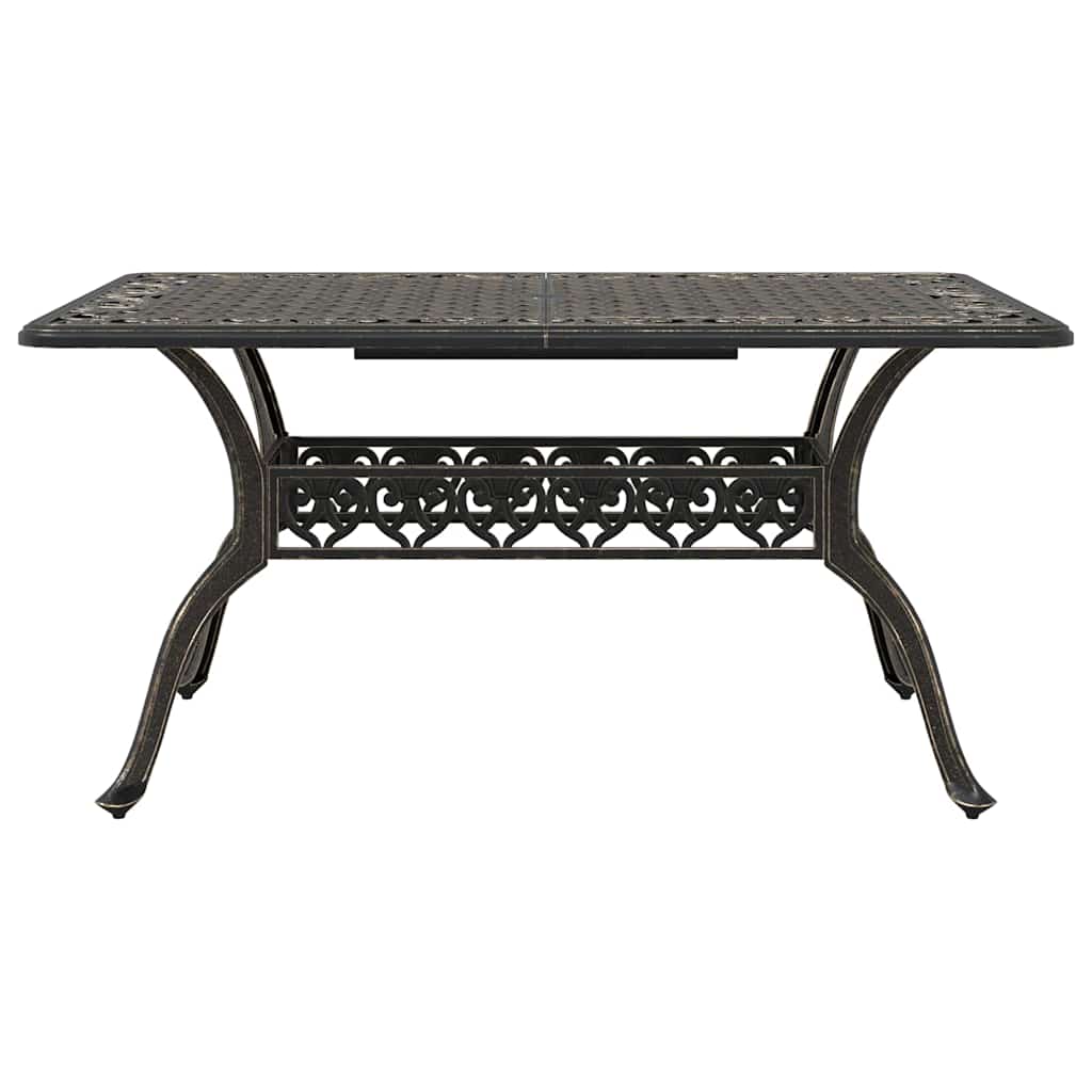vidaXL Zestaw do jadalni w ogrodzie 5 szt. kolor bronzu Aluminium