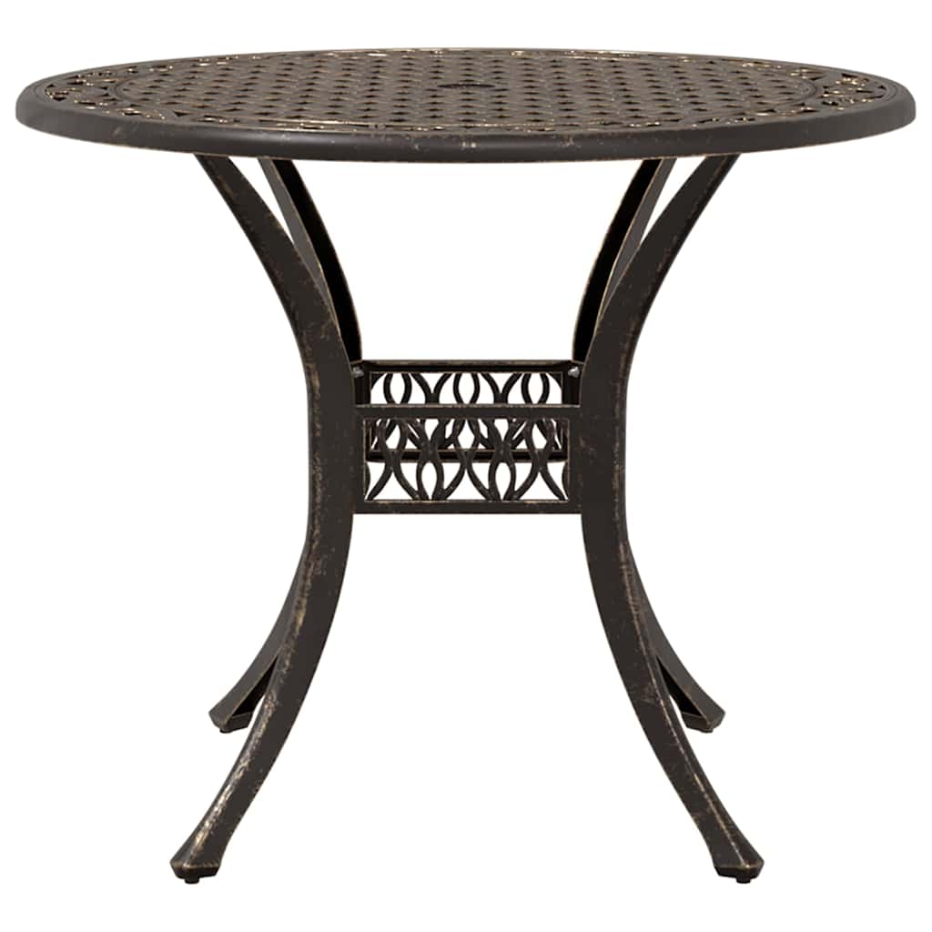 vidaXL Zestaw do jadalni w ogrodzie 5 szt. kolor bronzu Aluminium
