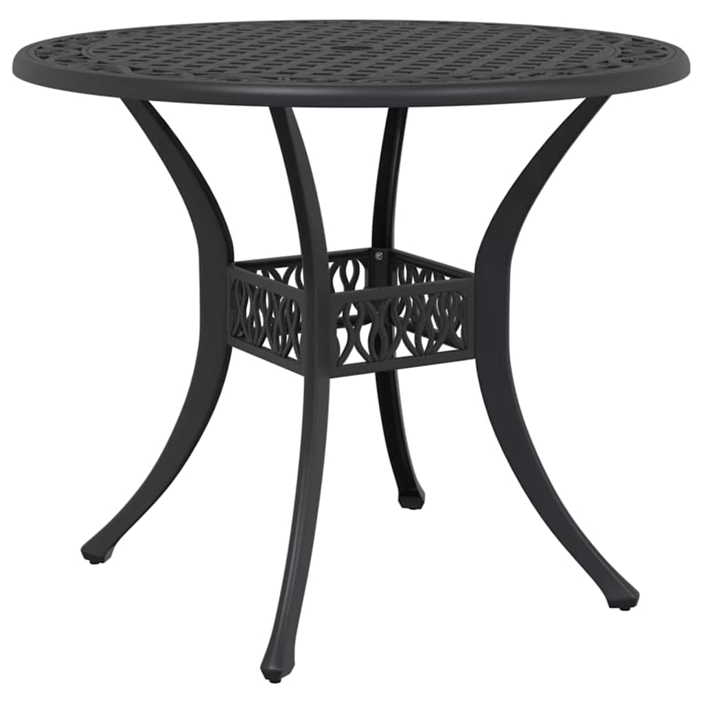 vidaXL Zestaw do jadalni w ogrodzie 5 pcs Czarny Aluminium