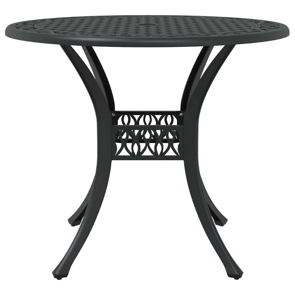 vidaXL Zestaw do jadalni w ogrodzie 5 pcs Czarny Aluminium