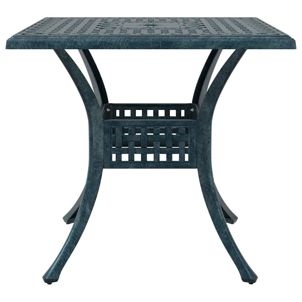 vidaXL Zestaw stołów ogrodowych 3 pcs Zielony Aluminium odlewane