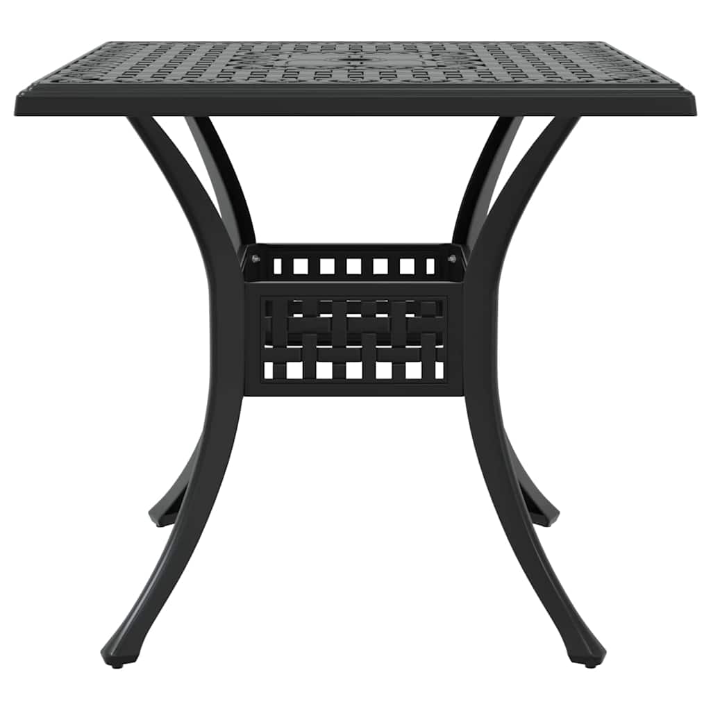 vidaXL Zestaw stołów ogrodowych 5 pcs Czarny Aluminium odlewane