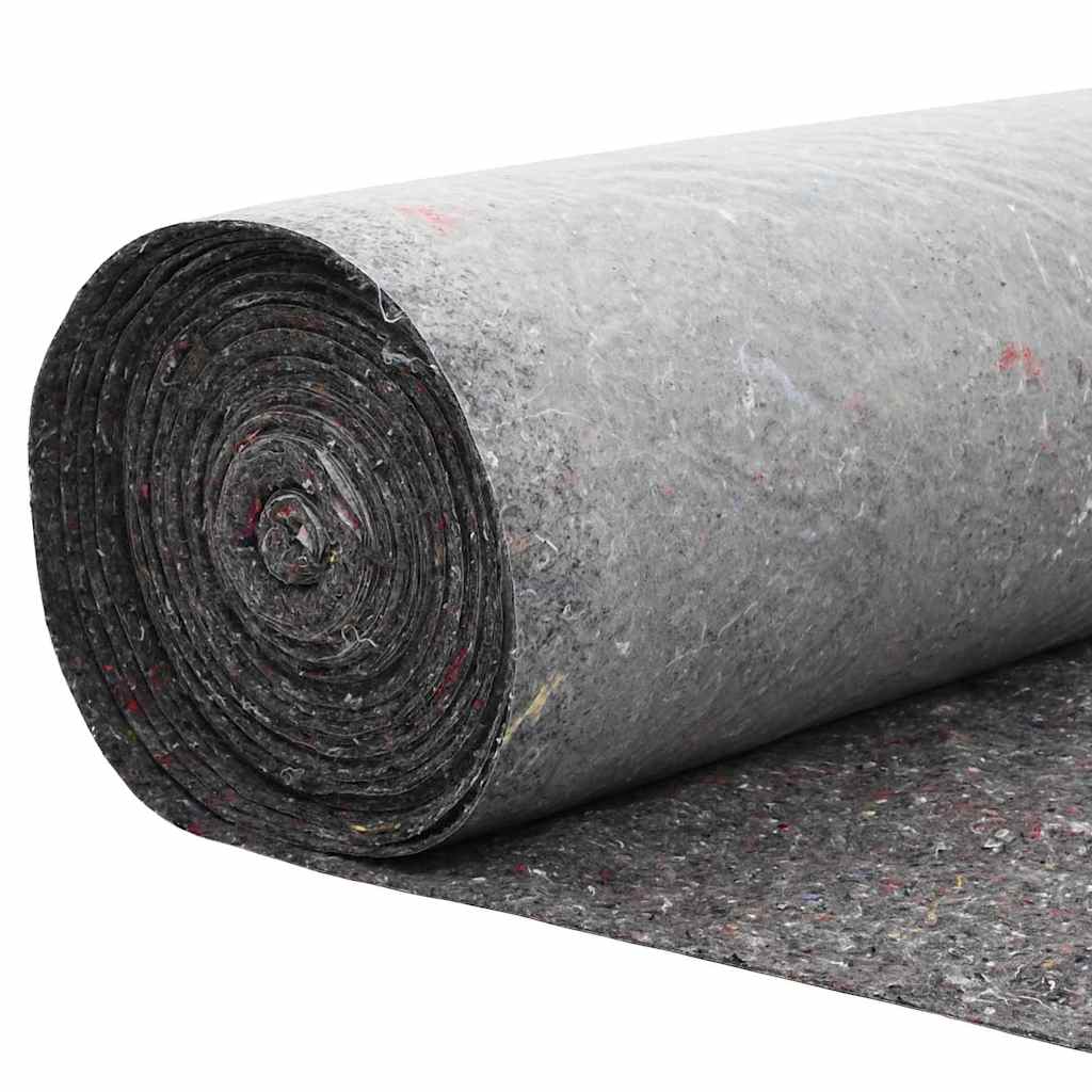 vidaXL Polar do stawu Szary 1 x 50 m Poliester i Bawełna