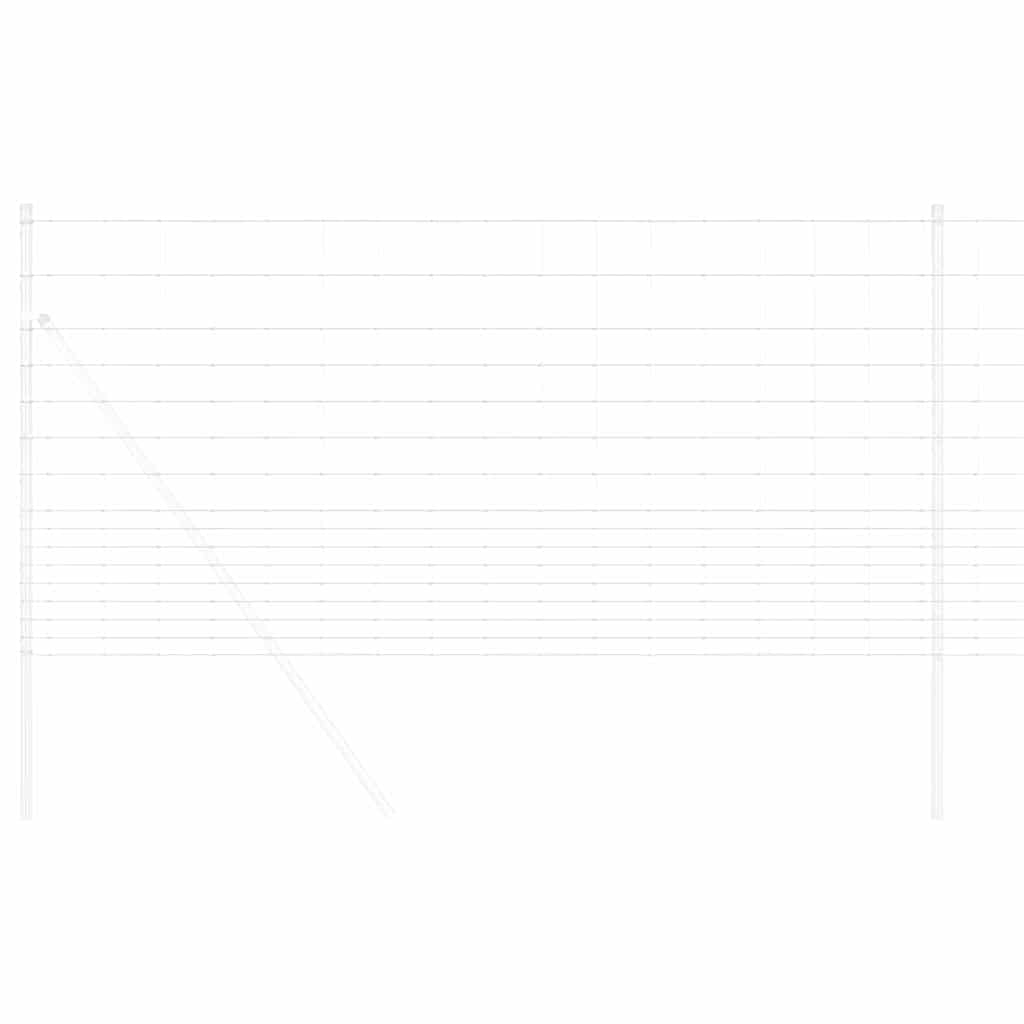 vidaXL Dziki Płot Ocynk na gorąco 1000 x 120 x 0.18 cm Żelazo