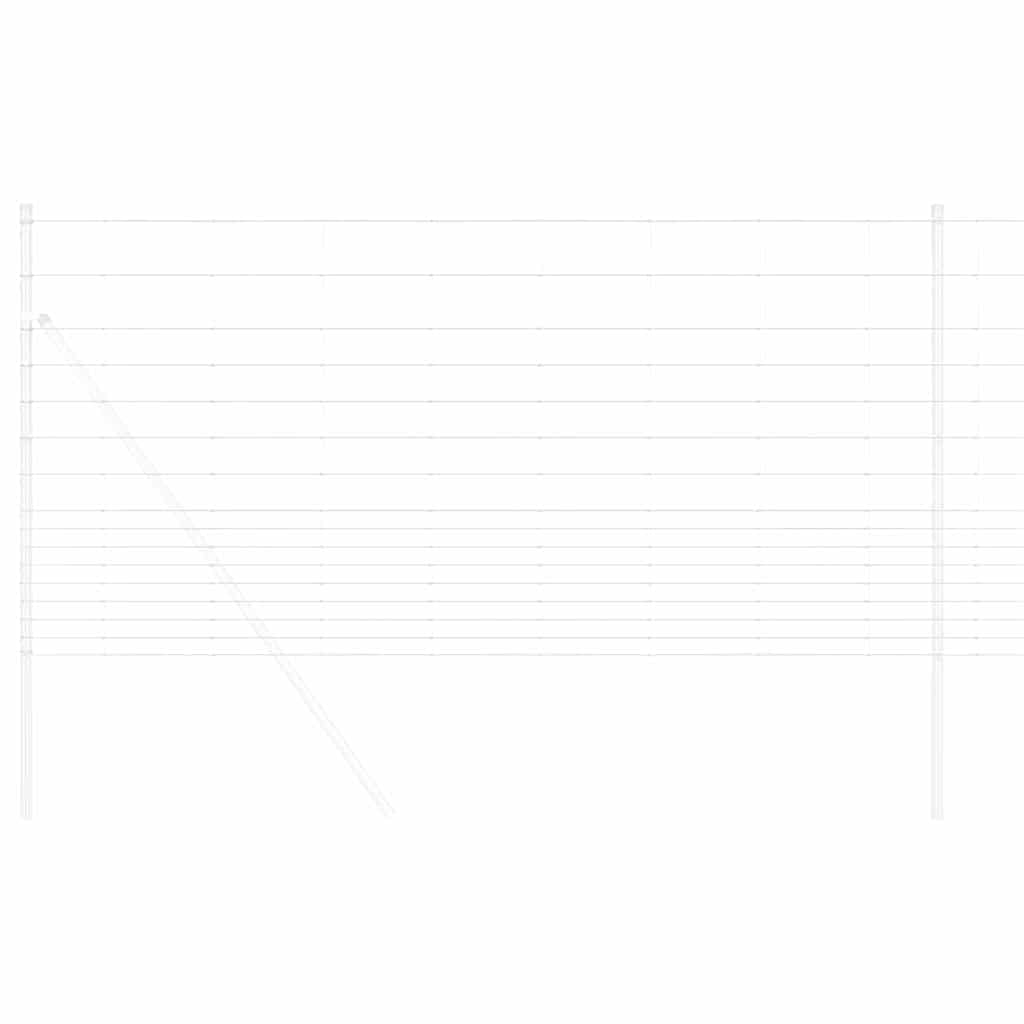 vidaXL Dziki Płot Ocynk na gorąco 1000 x 120 x 0,18 cm Żelazo