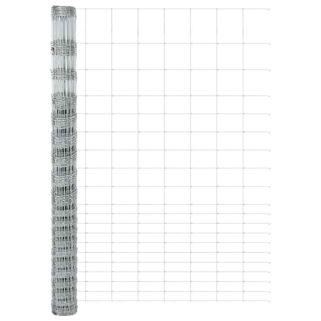 vidaXL Dziki Płot Ocynk na gorąco 1000 x 160 x 0,18 cm Żelazo