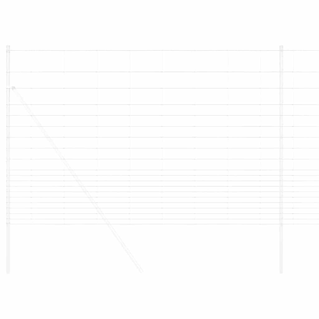 vidaXL Dziki Płot Ocynk na gorąco 1000 x 160 x 0.18 cm Żelazo