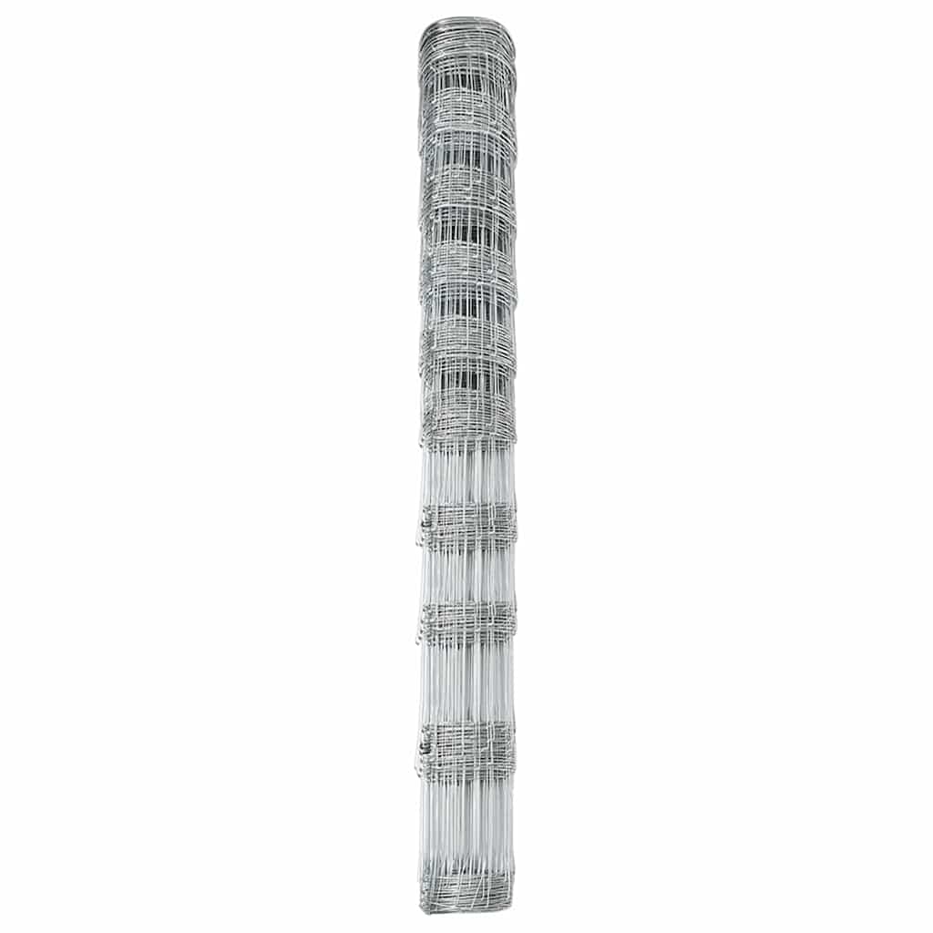 vidaXL Ogrodzenie pastwiskowe Srebrny