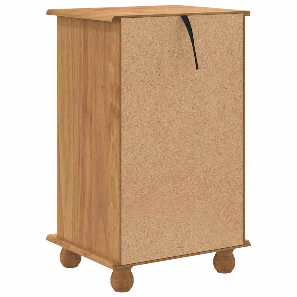 vidaXL Komoda ASKIM Brązowy 45,8 x 40 x 79 cm Lite drewno sosnowe