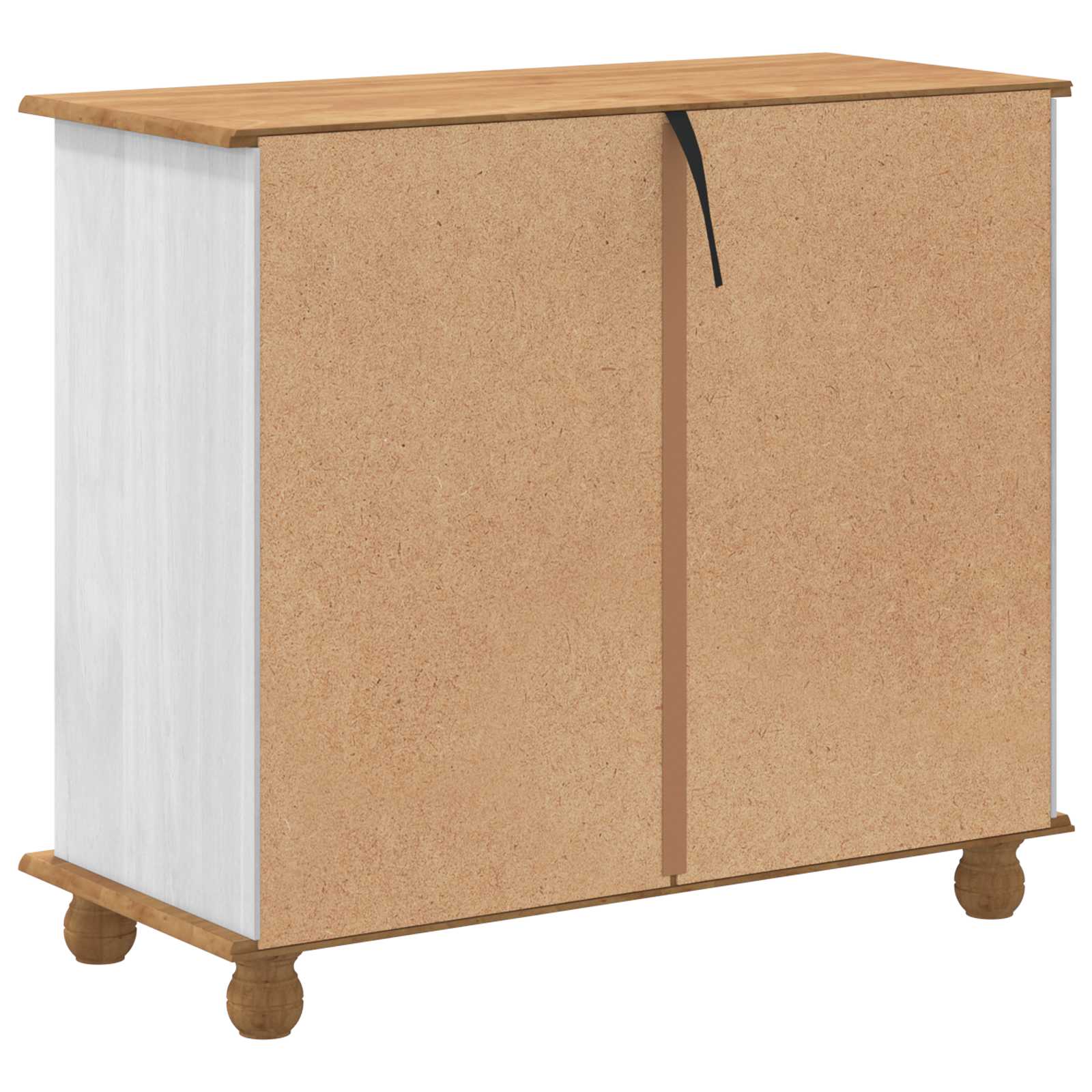 vidaXL Komoda ASKIM Biały 91 x 40 x 79 cm Lite drewno sosnowe