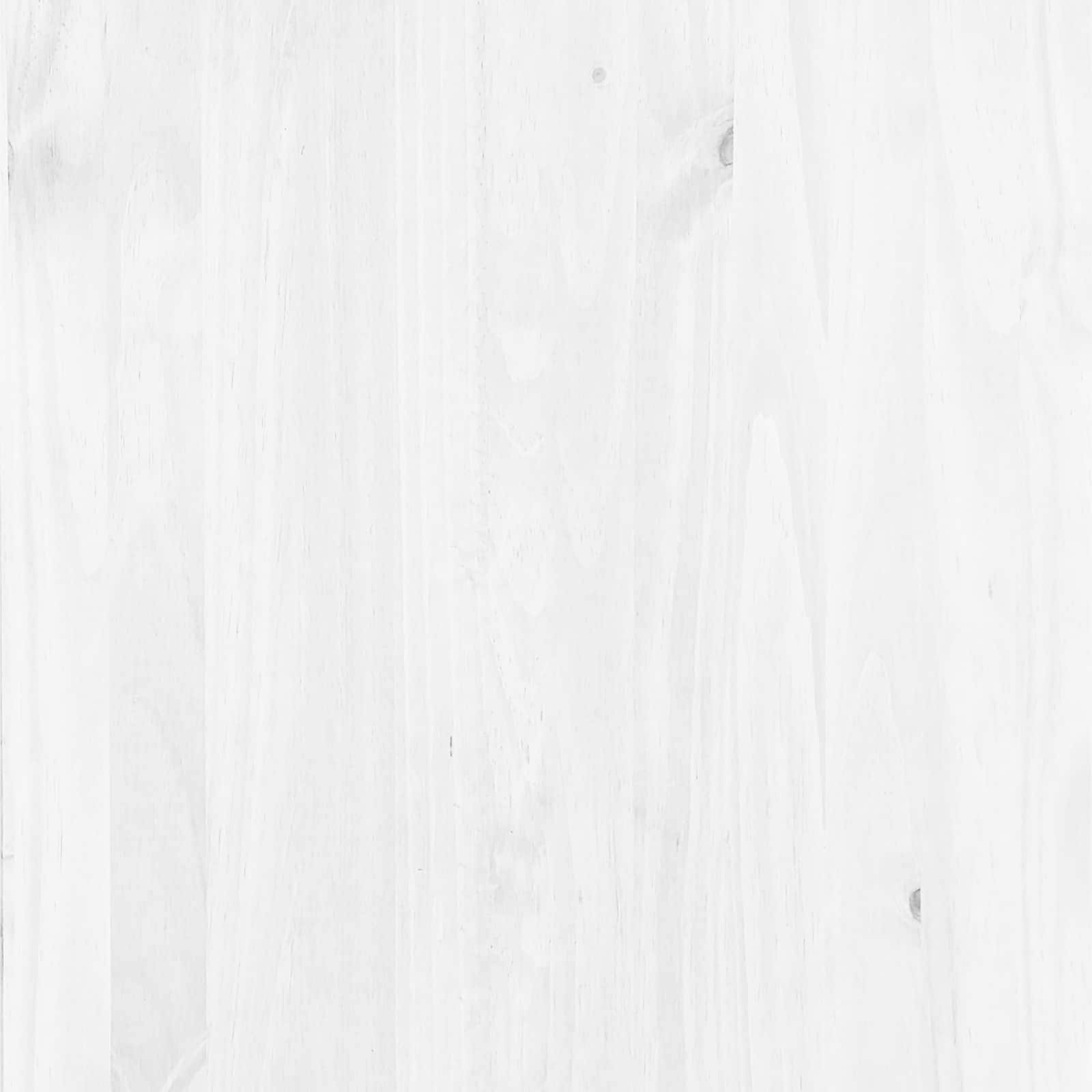 vidaXL Komoda ASKIM Biały 91 x 40 x 79 cm Lite drewno sosnowe
