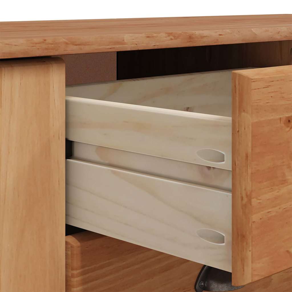 vidaXL Bufet z szufladą ASKIM 133,5 x 40 x 79 cm Lite drewno sosnowe