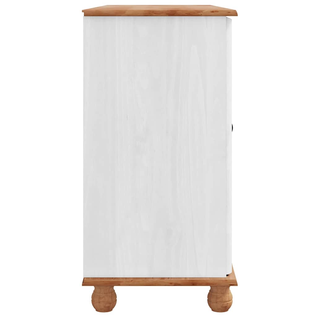 vidaXL Bufet z szufladą ASKIM 133,5 x 40 x 79 cm Lite drewno sosnowe