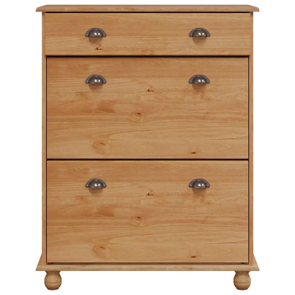 vidaXL Szafka na buty z szufladą ASKIM Brązowy 85 x 35 x 108 cm