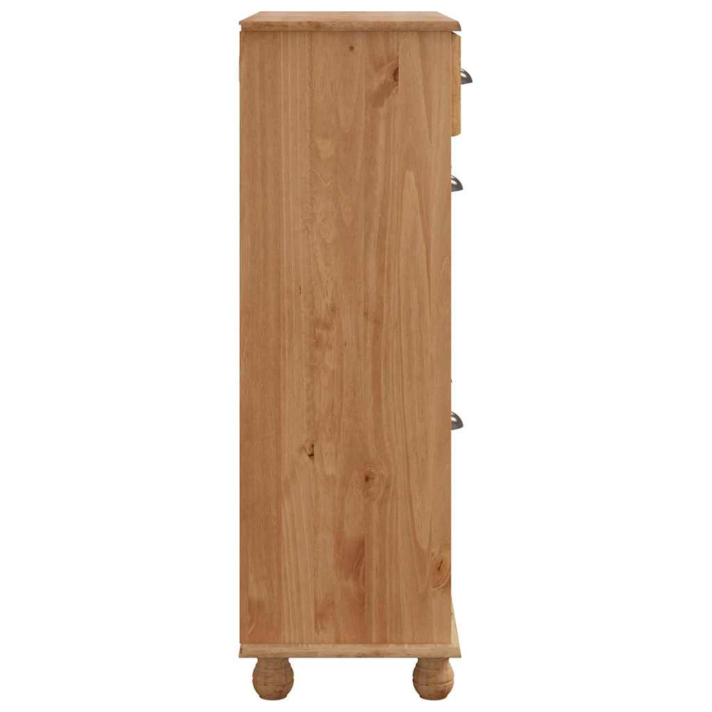 vidaXL Szafka na buty z szufladą ASKIM Brązowy 85 x 35 x 108 cm