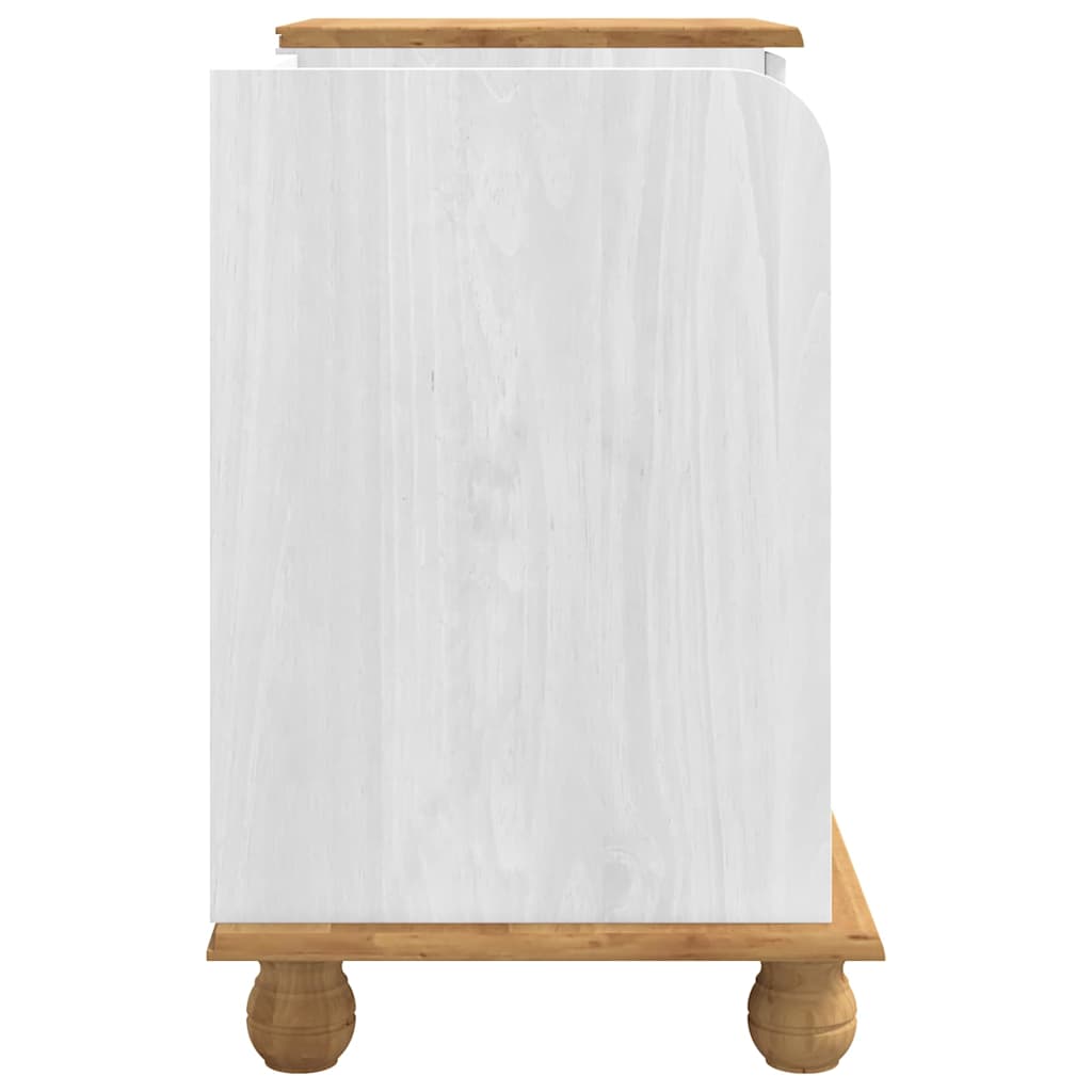 vidaXL Ławka z miejscem do przechowywania ASKIM Biały 100 x 39 x 62 cm