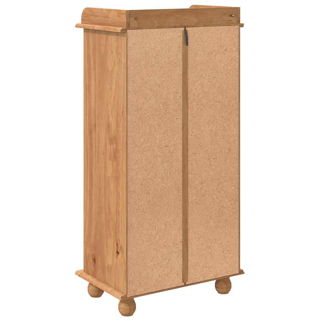 vidaXL Szafka na wino ASKIM Wosk miodowy 57 x 37 x 114 cm
