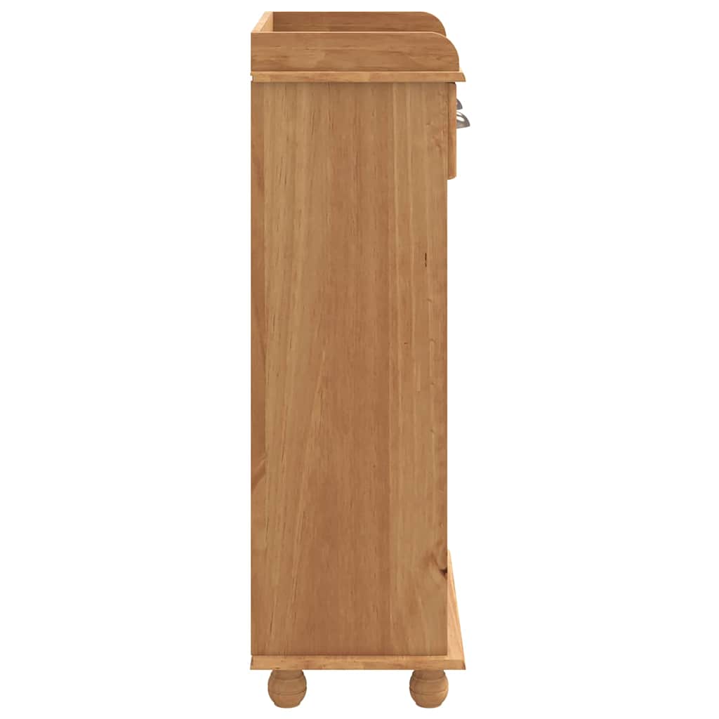 vidaXL Szafka na wino ASKIM Wosk miodowy 57 x 37 x 114 cm