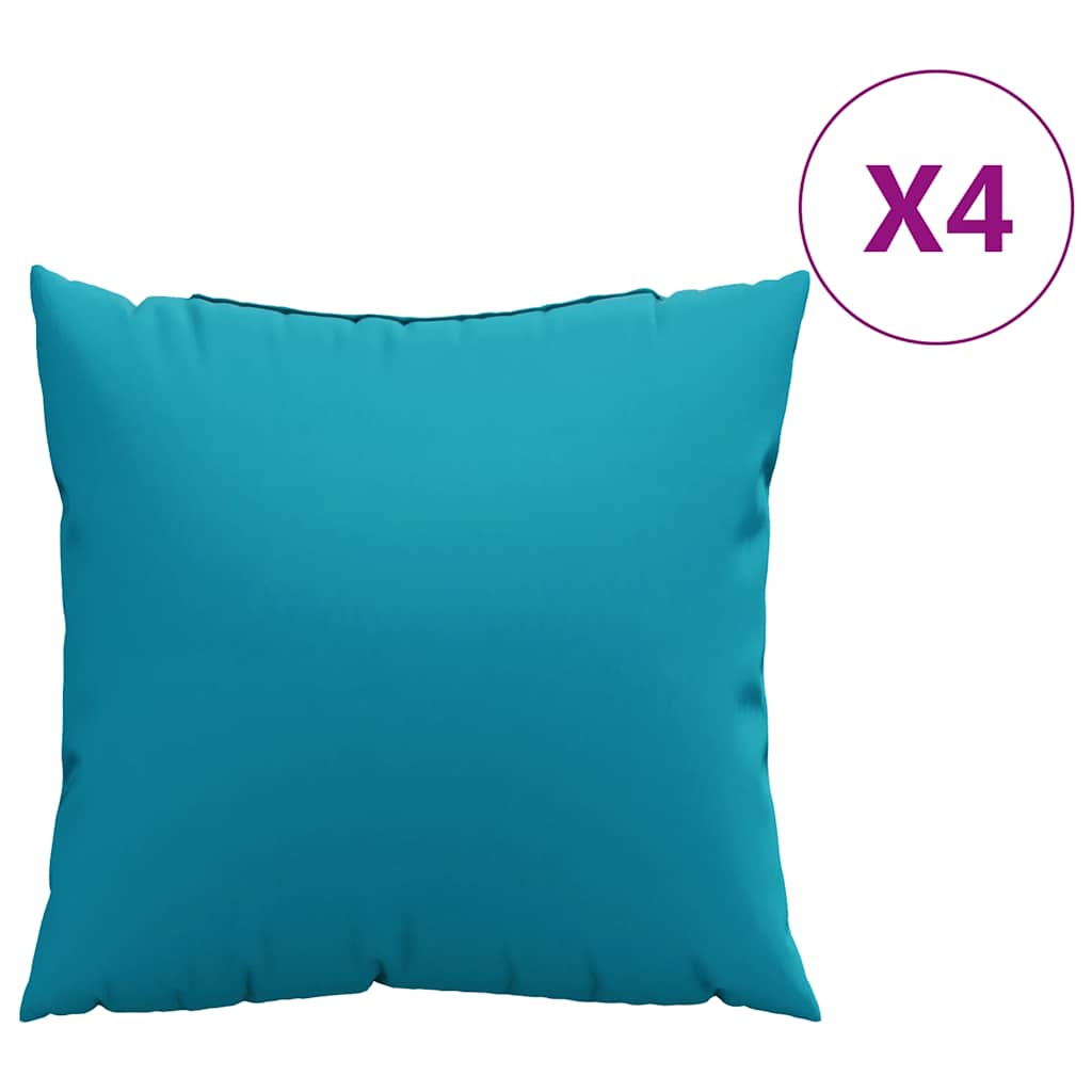 vidaXL Poduszki na sofę 4 szt. Niebieskie 60x60 cm Tkanina