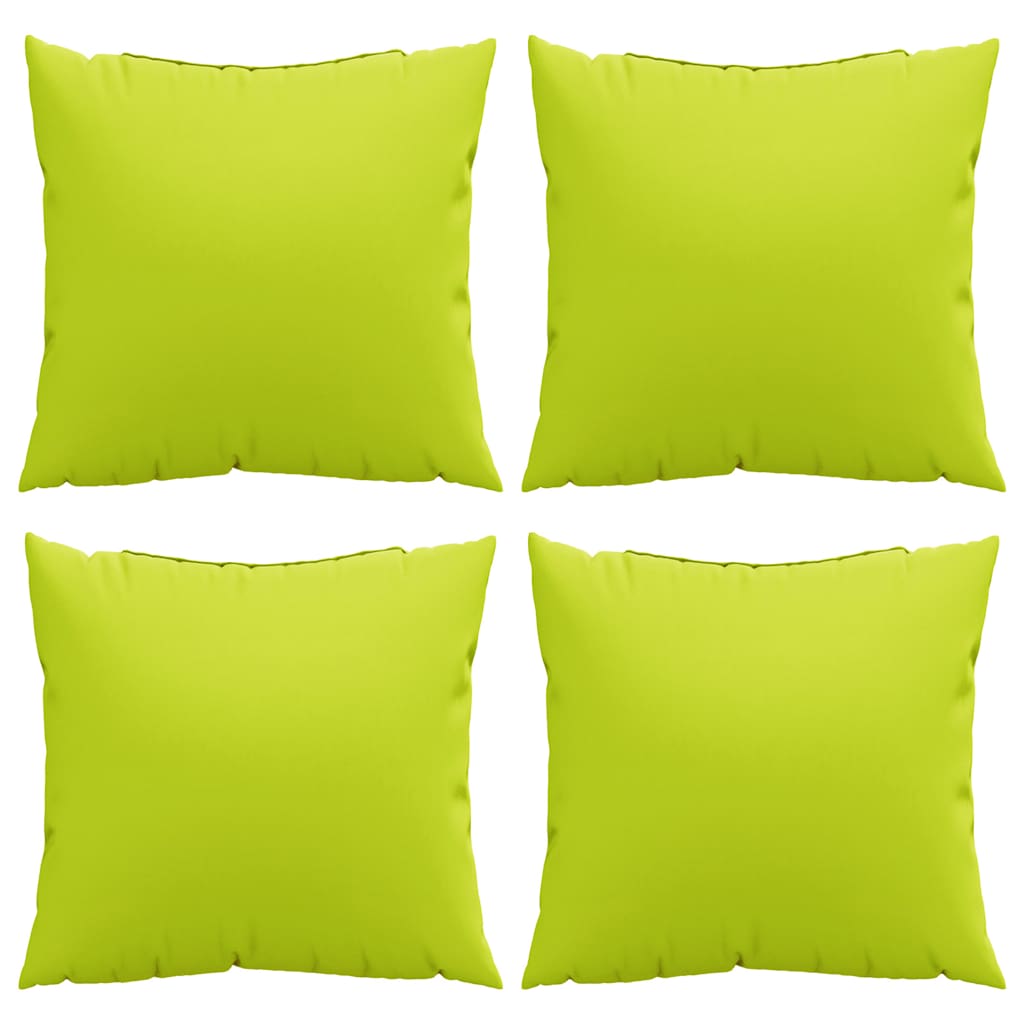 vidaXL Poduszki na sofę 4 szt. Jasnozielone 60x60 cm Tkanina