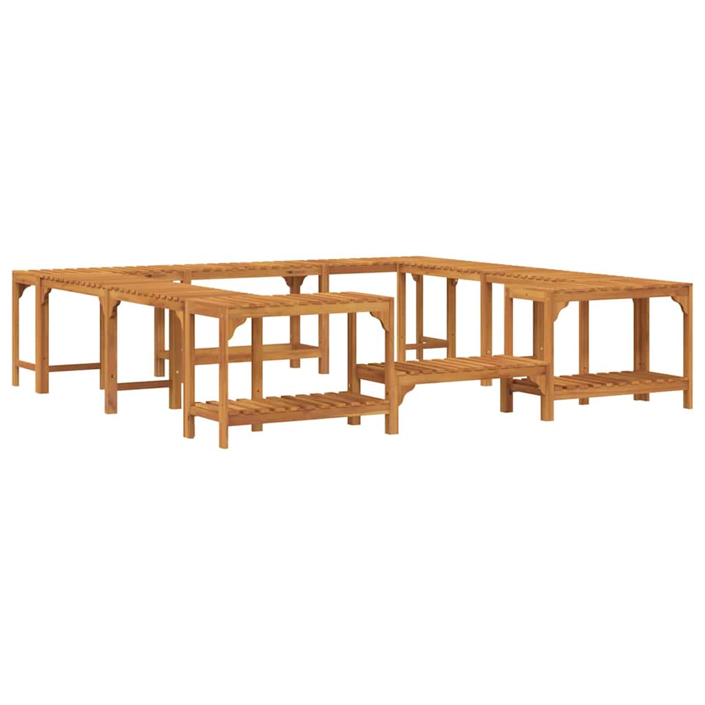 vidaXL Otoczenie wanny z hydromasażem Brązowy 230 x 230 cm