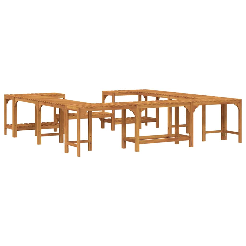 vidaXL Otoczenie wanny z hydromasażem Brązowy 230 x 230 cm