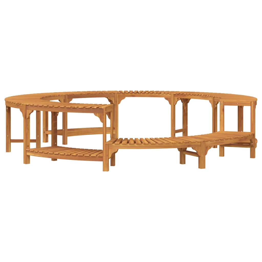 vidaXL Otoczenie wanny z hydromasażem Brązowy Ø255 x 55,5 cm