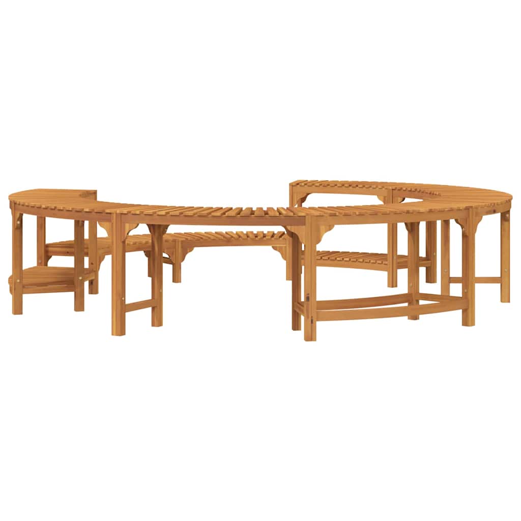 vidaXL Otoczenie wanny z hydromasażem Brązowy Ø255 x 55,5 cm