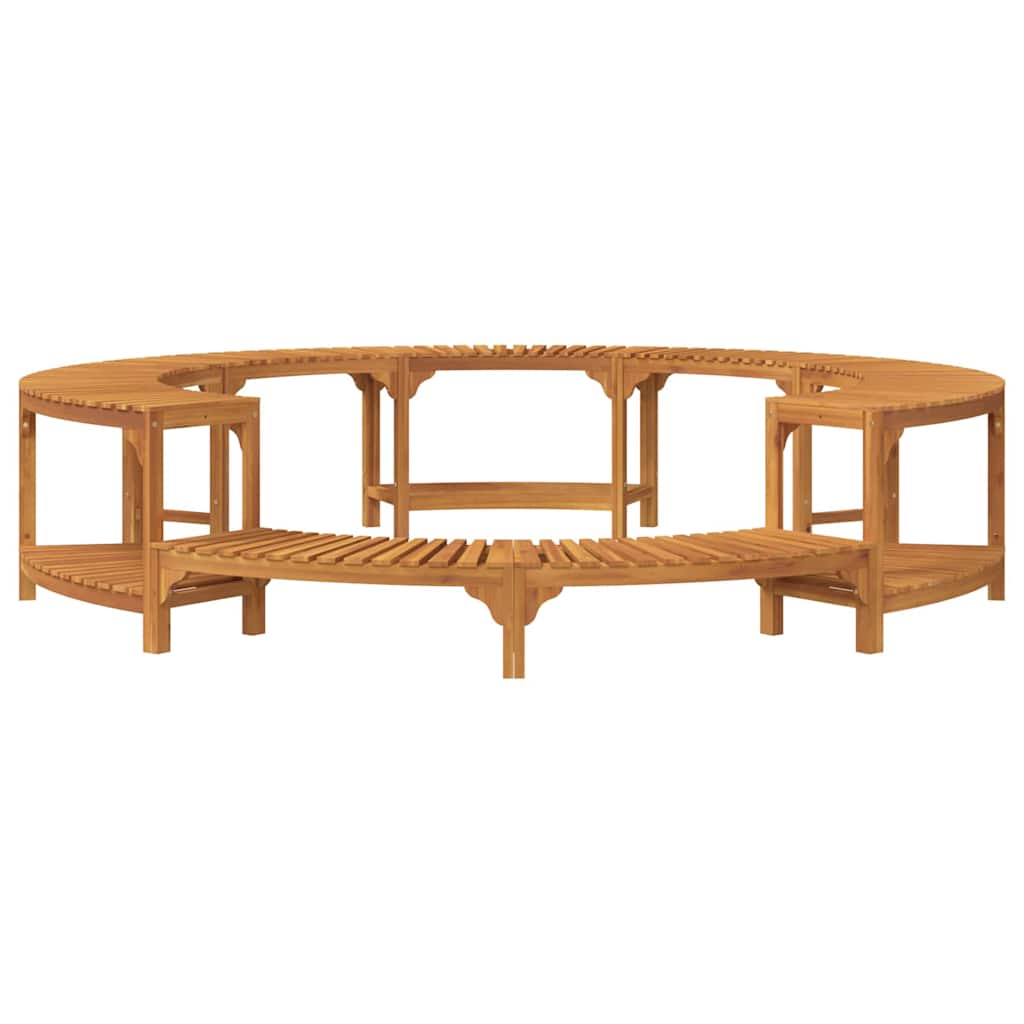 vidaXL Otoczenie wanny z hydromasażem Brązowy Ø275 x 55,5 cm