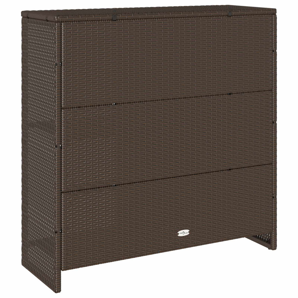 vidaXL Szafka do przechowywania Brązowy 100 x 36 x 102 cm rattan
