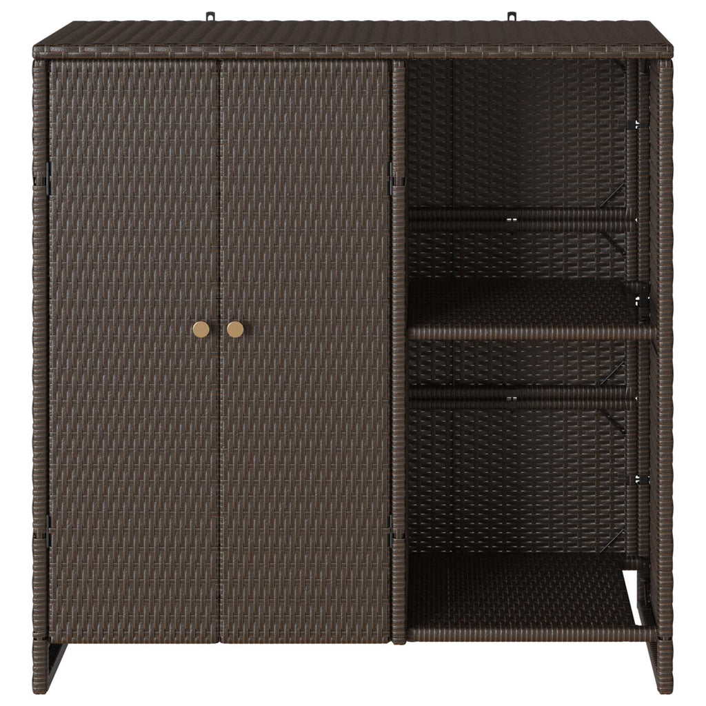 vidaXL Szafka do przechowywania Brązowy 100 x 36 x 102 cm rattan